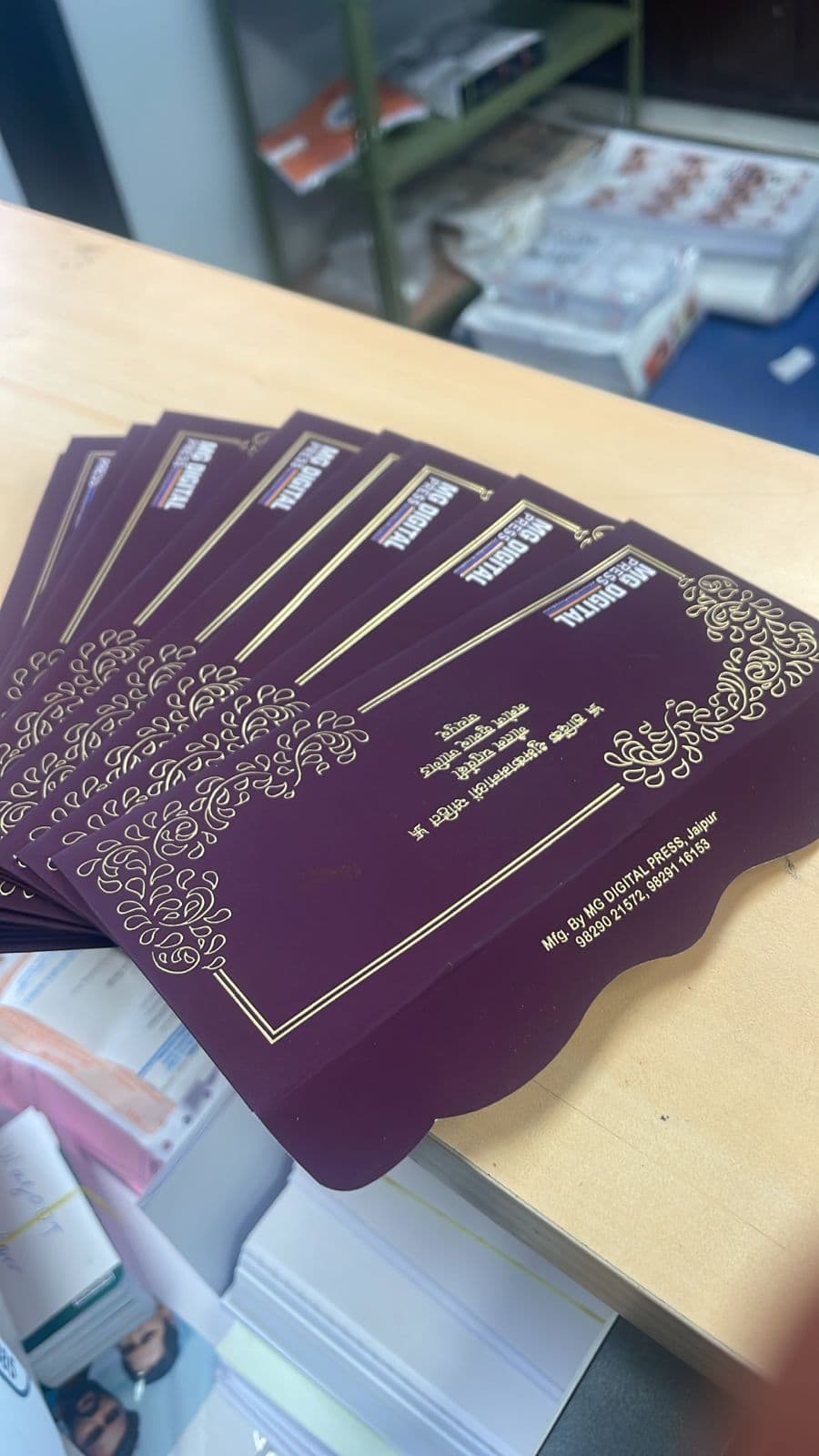 MG Digital Press Ricoh Pro C7500 high volume 5-color print output - envelopes