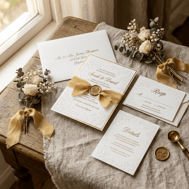 MG Digital Press MGI AccurioShine digital embellishment output - wedding invites